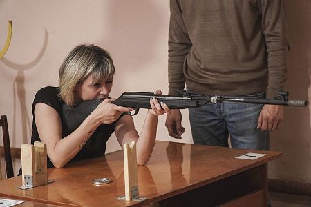 Турнир по стрельбе был организован профкомом к дню рождения П.И. Пландина